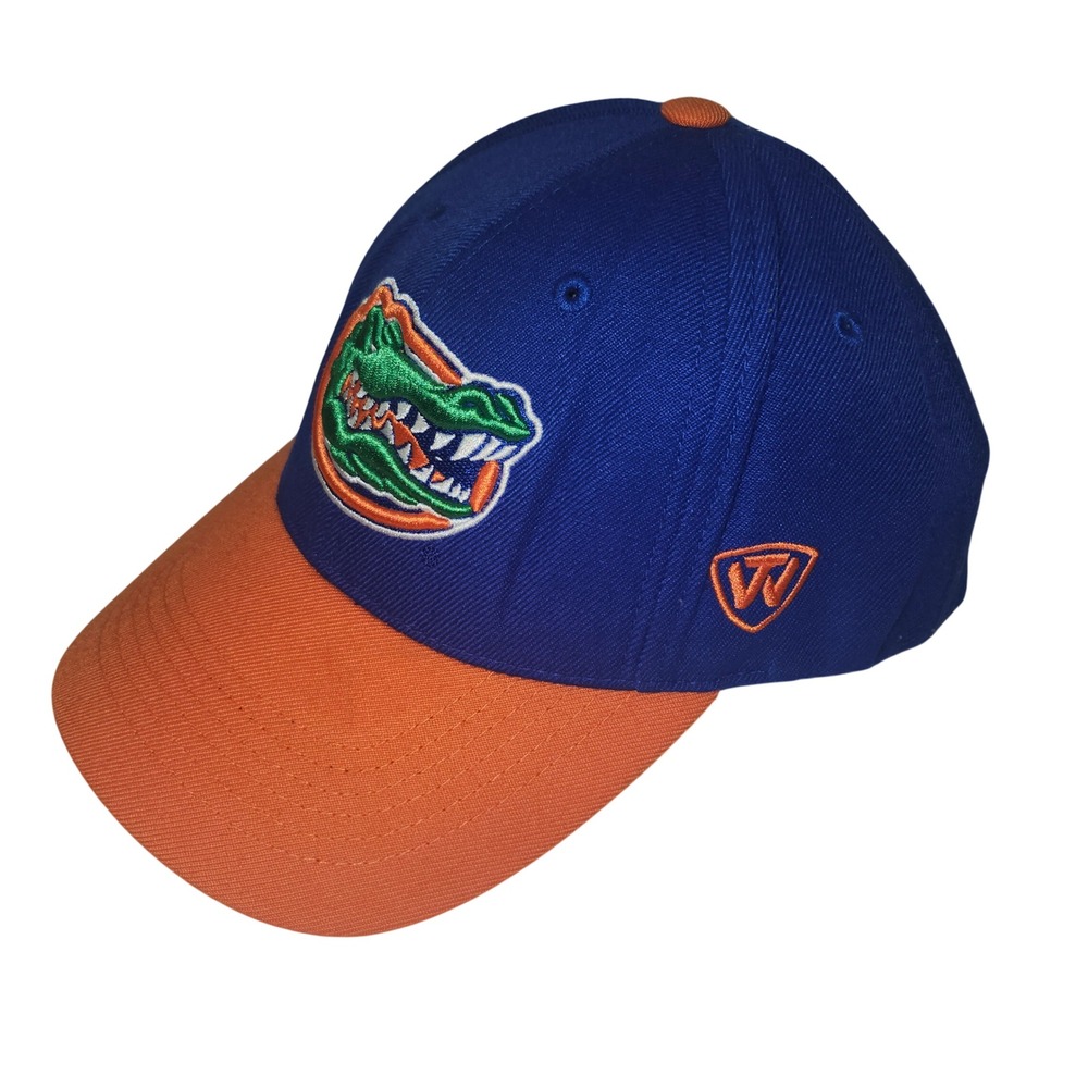 Florida Gators Top‎ of the World Baseball Cap Orange Blue Embroidered "F" Logo